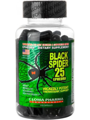 Cloma Pharma Black Spider 100 capsules