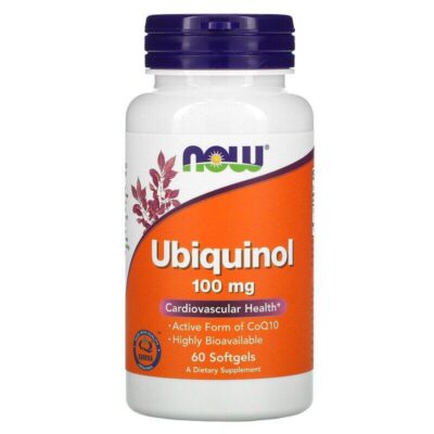 NOW Foods, Ubiquinol, 100 mg, 60 Softgels
