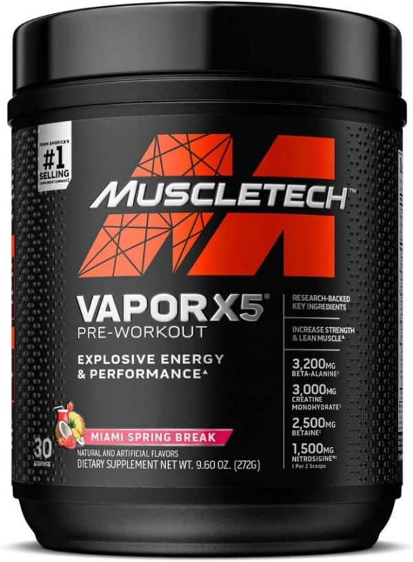 MuscleTech Vapor X5 30 порций