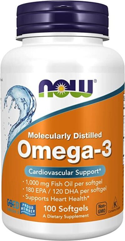 NOW Foods Omega-3, 100 softgels