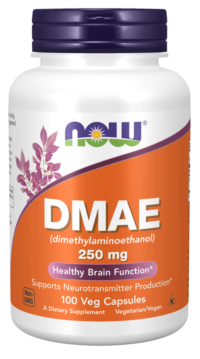 NOW Foods DMAE 250 mg 100 Veg Capsules