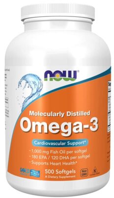 NOW Foods Omega-3, 500 softgels