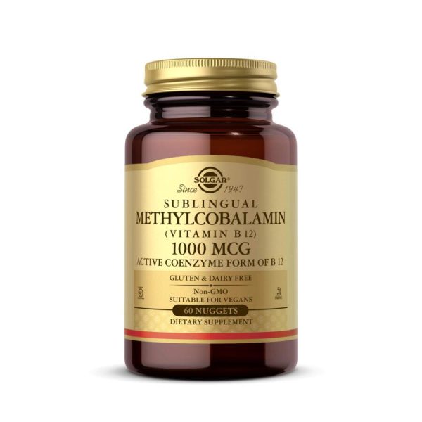 Solgar Sublingual Methylcobalamin (Vitamin B12) 1,000 mcg 60 Nuggets