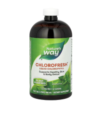 Nature's Way, Chlorofresh, жидкий хлорофилл, мята, 132 мг, 473.2 мл