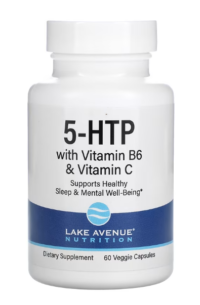 Lake Avenue Nutrition 5-HTP with Vitamin B6 & Vitamin C, 60 Capsules