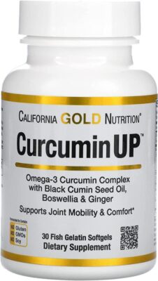 California Gold Nutrition, CurcuminUP, 30 Fish Gelatin Softgels