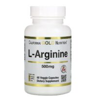 California Gold Nutrition L-Arginine, 60 Capsules