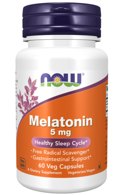 NOW Foods Melatonin 5mg 60 capsules