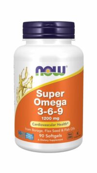 NOW Foods Super Omega 3-6-9, 1,200 mg, 90 Softgels