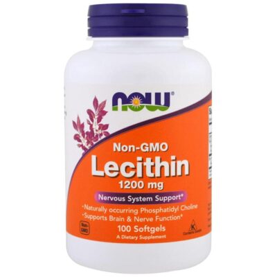 NOW Foods Lecithin 1200 mg 100 softgels