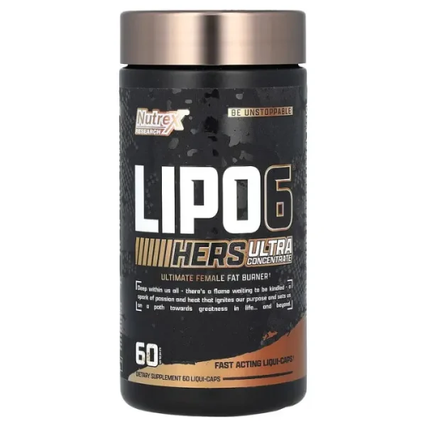 Nutrex Lipo-6 Black Hers Ultra Concentrate 60 capsules (New Design)
