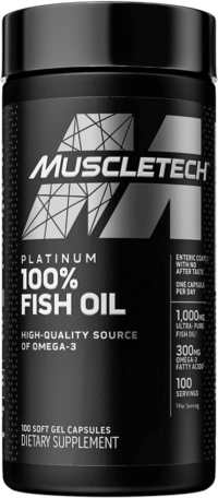 MuscleTech Platinum 100% Fish Oil 100 Softgels