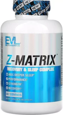 EVLution Nutrition Z-Matrix Recovery & Sleep Complex