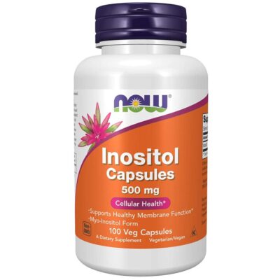 NOW Foods, Inositol Capsules, 500 mg, 100 Veg Capsules