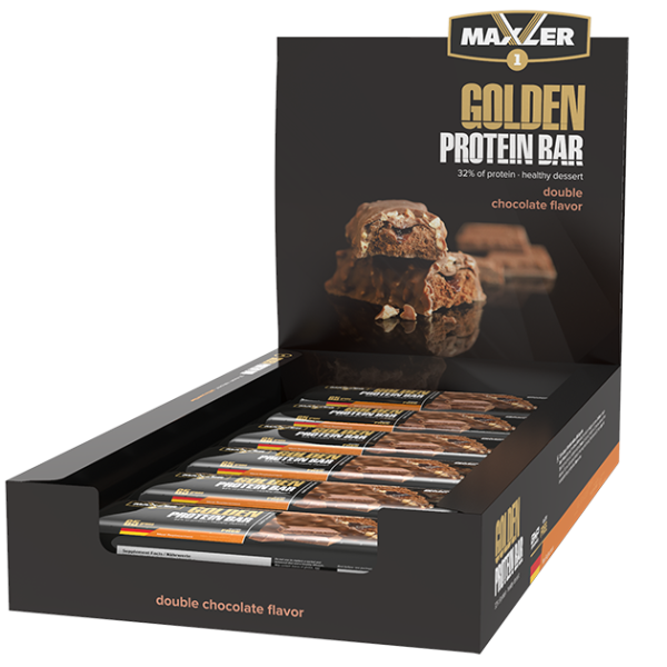 Maxler Golden Bar 65г двойной протеиновый шоколад