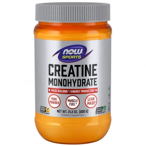 NOW Sports Creatine Monohydrate Powder 600gr