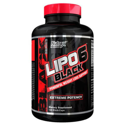 Nutrex LIPO-6 սև, Extreme Potency, 120 սև պատիճներ