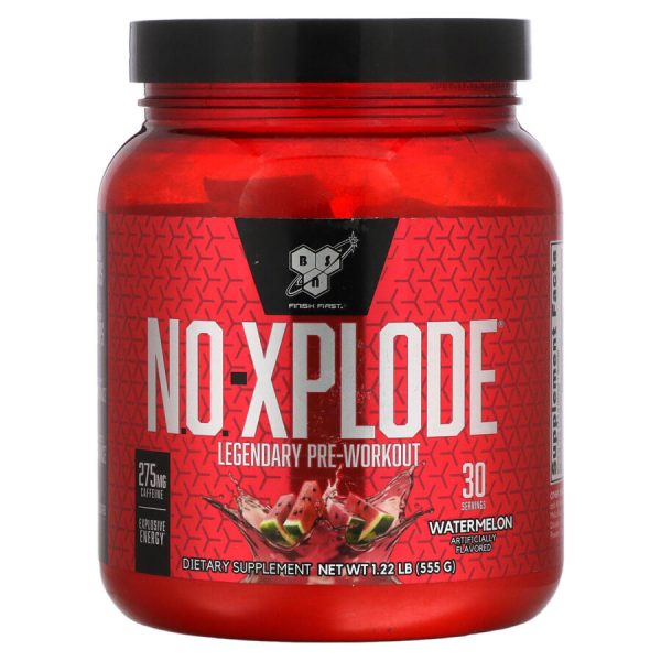 BSN, N.O.-Xplode, Legendary Pre-Workout, Watermelon, 1.22 lb (555 g)
