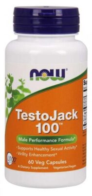 NOW Foods, TestoJack 100, 60 Veg պատիճ