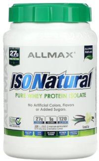 ALLMAX, IsoNatural, Pure Whey Protein Isolate 907gr