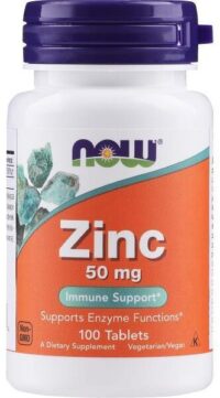 NOW Foods, Zinc, 50 mg, 100 Tablets