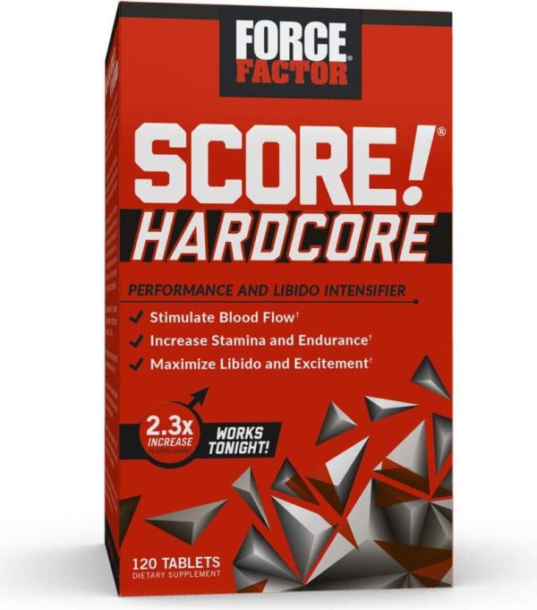 Force Factor, SCORE! Hardcore, Performance and Libido Intensifier, 120 Tablets