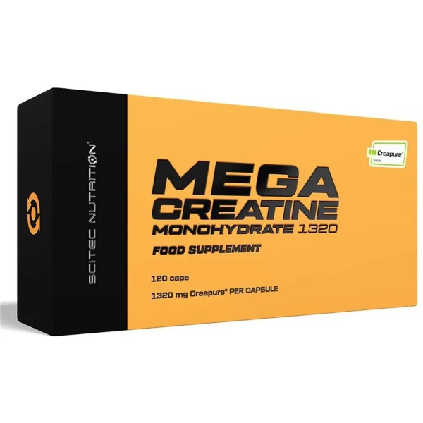 Scitec Nutrition Mega Creatine Monohydrate 1350mg, 120 capsules