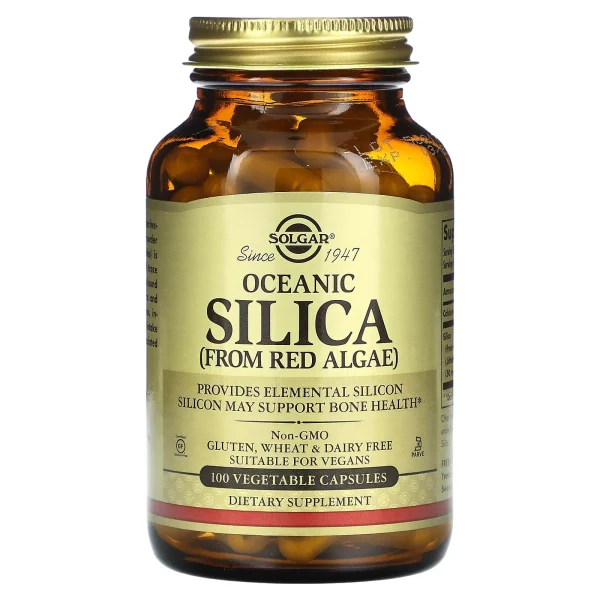 Solgar, Oceanic Silica From Red Algae, 100 caps