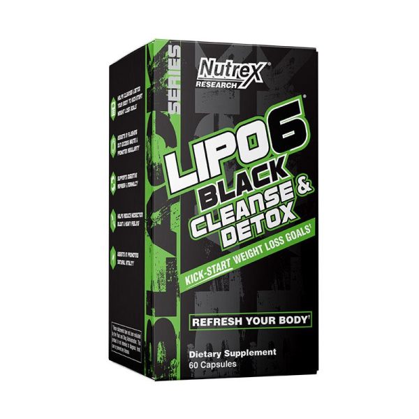 Nutrex Lipo 6 Black Cleanse and Detox 60 caps