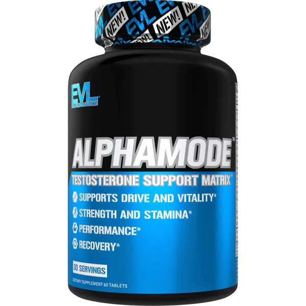 EVLution Nutrition, Alphamode, Стимулятор Тестостерона, 60 Таблеток