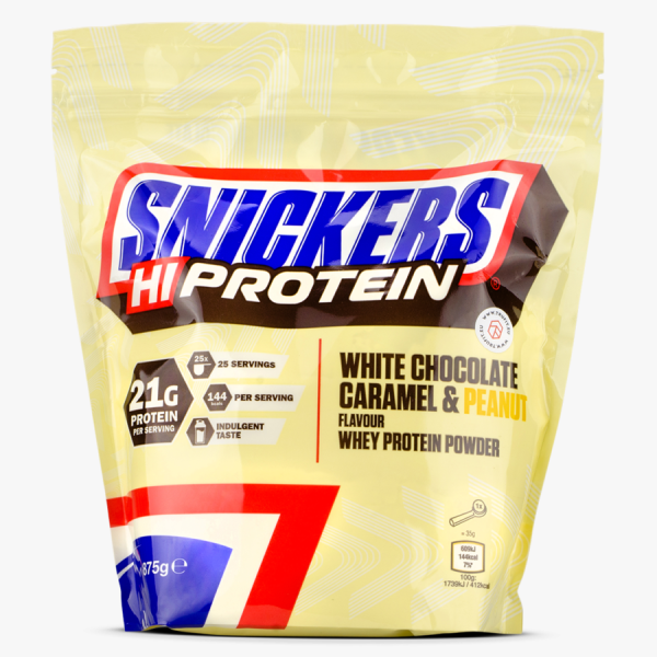 MARS INC. SNICKERS белый шоколад протеиновый порошок 875г