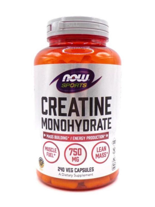 NOW Sports Creatine Monohydrate կրեատին 240 պատիճ