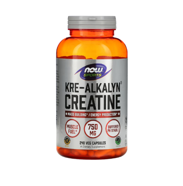 NOW Foods Kre-Alkalyn կրեատին 240 պատիճ