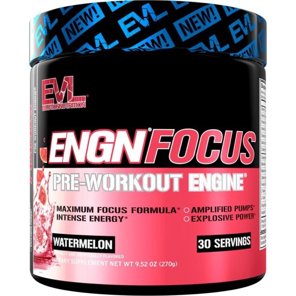 EVLution Nutrition, ENGN Focus, Pre-Workout Engine, 30 servings