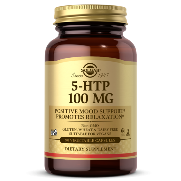Solgar, 5-HTP, 100 mg, 90 Vegetable Capsules