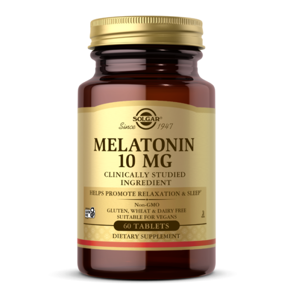 Solgar, Melatonin, 10 mg, 60 Tablets