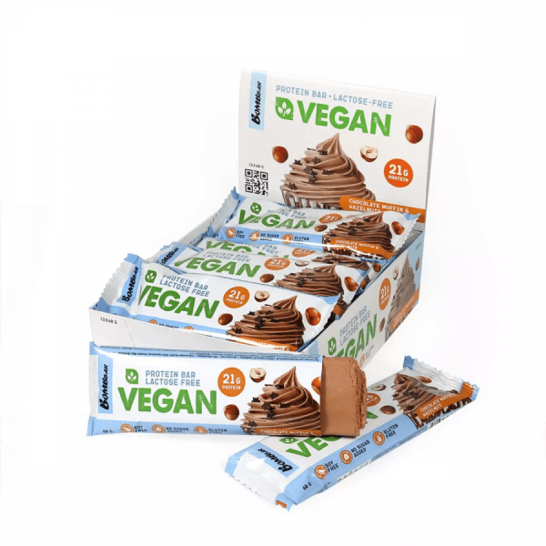 Bombbar Vegan Protein Bar 60 gr Lactose Free
