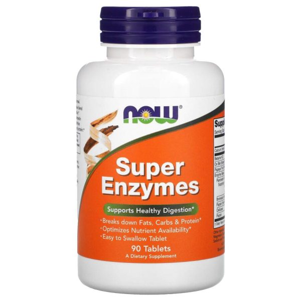 NOW Foods, Super Enzymes, Էնզիմներ 90 պատիճ