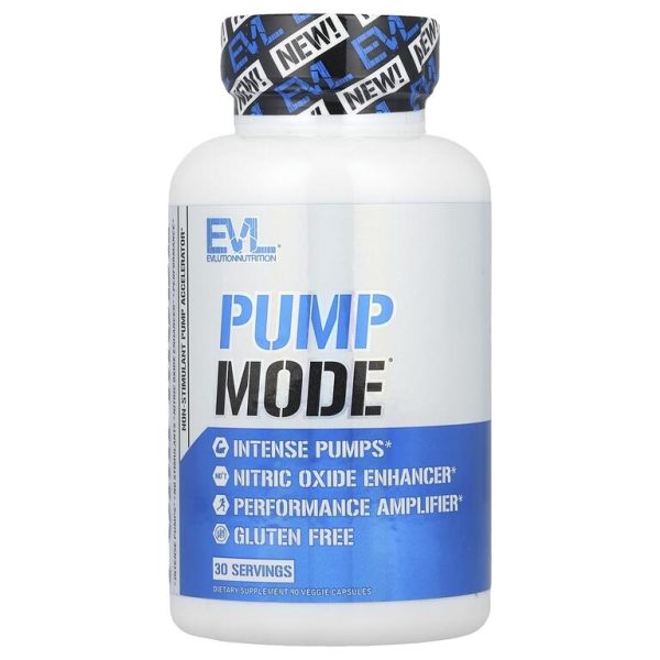 EVLution Nutrition, Pump Mode, 90 capsules