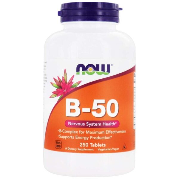 NOW Foods, B-50, 250 պատիճ
