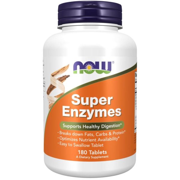NOW Foods, Super Enzymes, Էնզիմներ 180 պատիճ