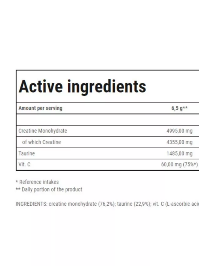 Trec Nutrition Կրեատին, CREATINE MICRONIZED 200 MESH + TAURINE 400 գր