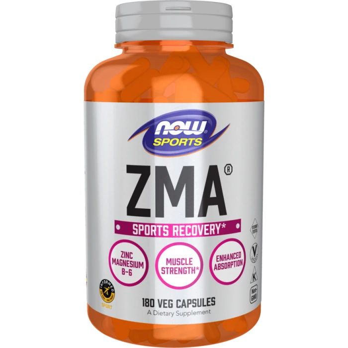 NOW Foods, ZMA, 180 капсул