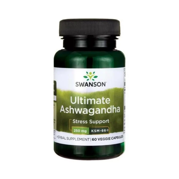 Swanson, Ultimate Ashwagandha, KSM66, Ашваганда 250 мг , 60 капсул