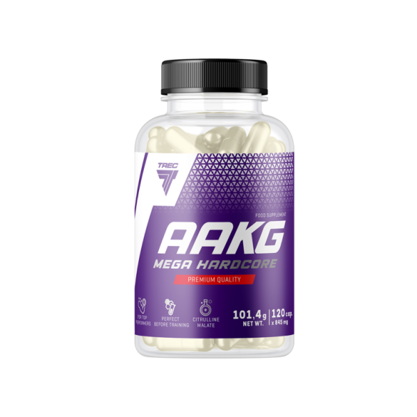 Trec Nutrition AAKG MEGA HARDCORE, Аргинин + Цитрулин, 120 капсул