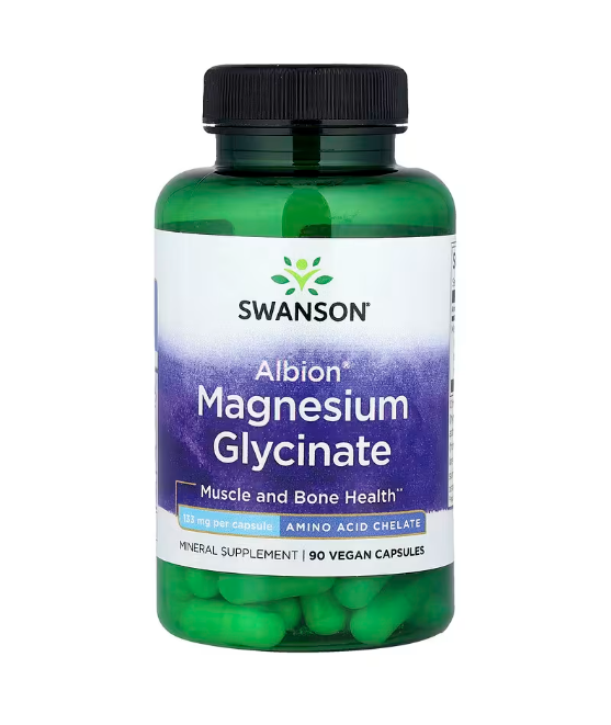 Swanson Magnesium Glycinate, Մագնեզիումի Գլիցինատ, 90 պատիճ