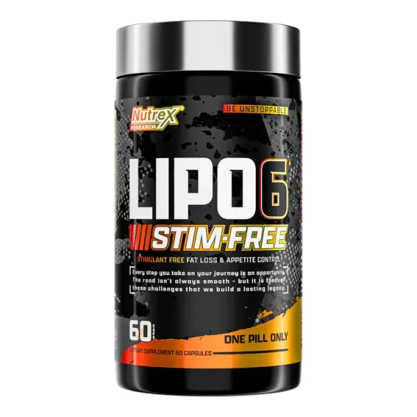 Nutrex Lipo 6 Stim-Free (Без Кофеина) 60 капсул