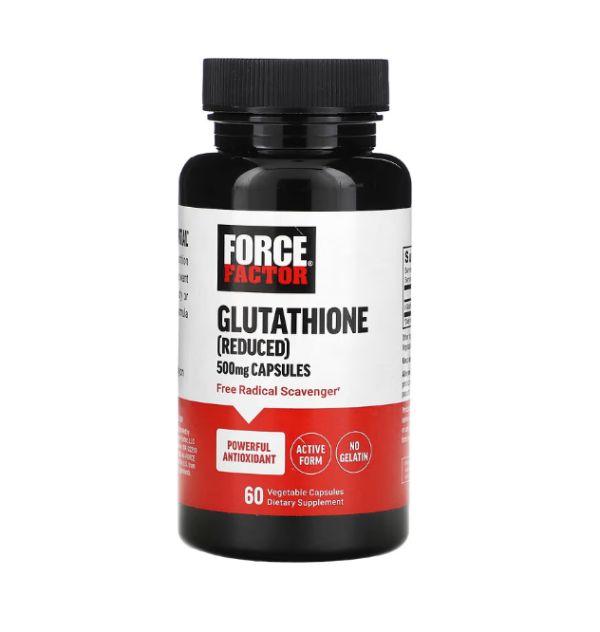Force Factor, Glutathione, Գլուտատիոն, 500 մգ , 60 պատիճ