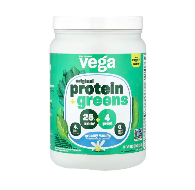 Vega, Plant-Based Original Protein + Greens 510 գր