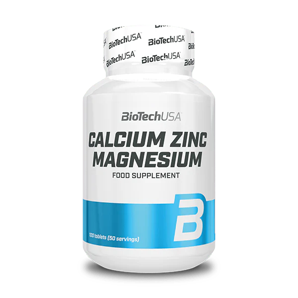Biotech USA Calcium Zinc Magnesium, 100 tablets